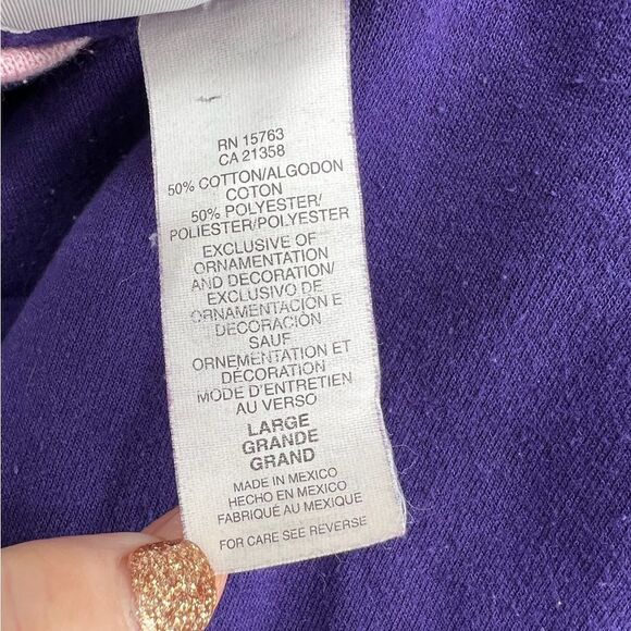 Vintage 90s Flowers Grandma Morning Sun Sweatshirt Made in USA Large - Picture 5 of 9